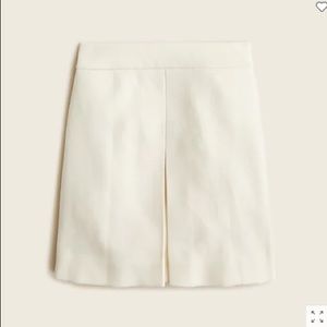 Jcrew cream wool skirt